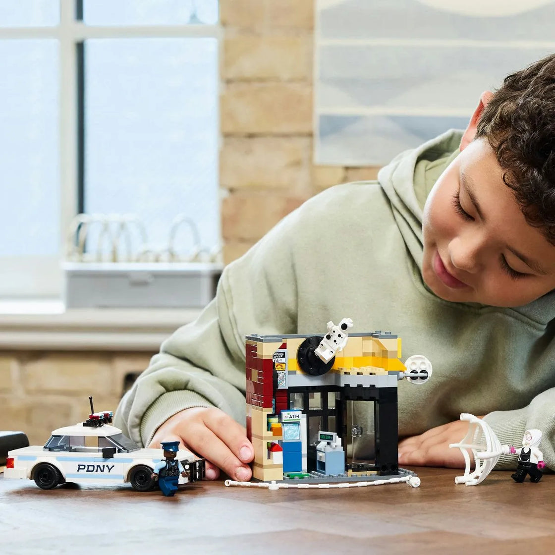 Lego super heroes spider-verse: miles morales vs. spot 76311
