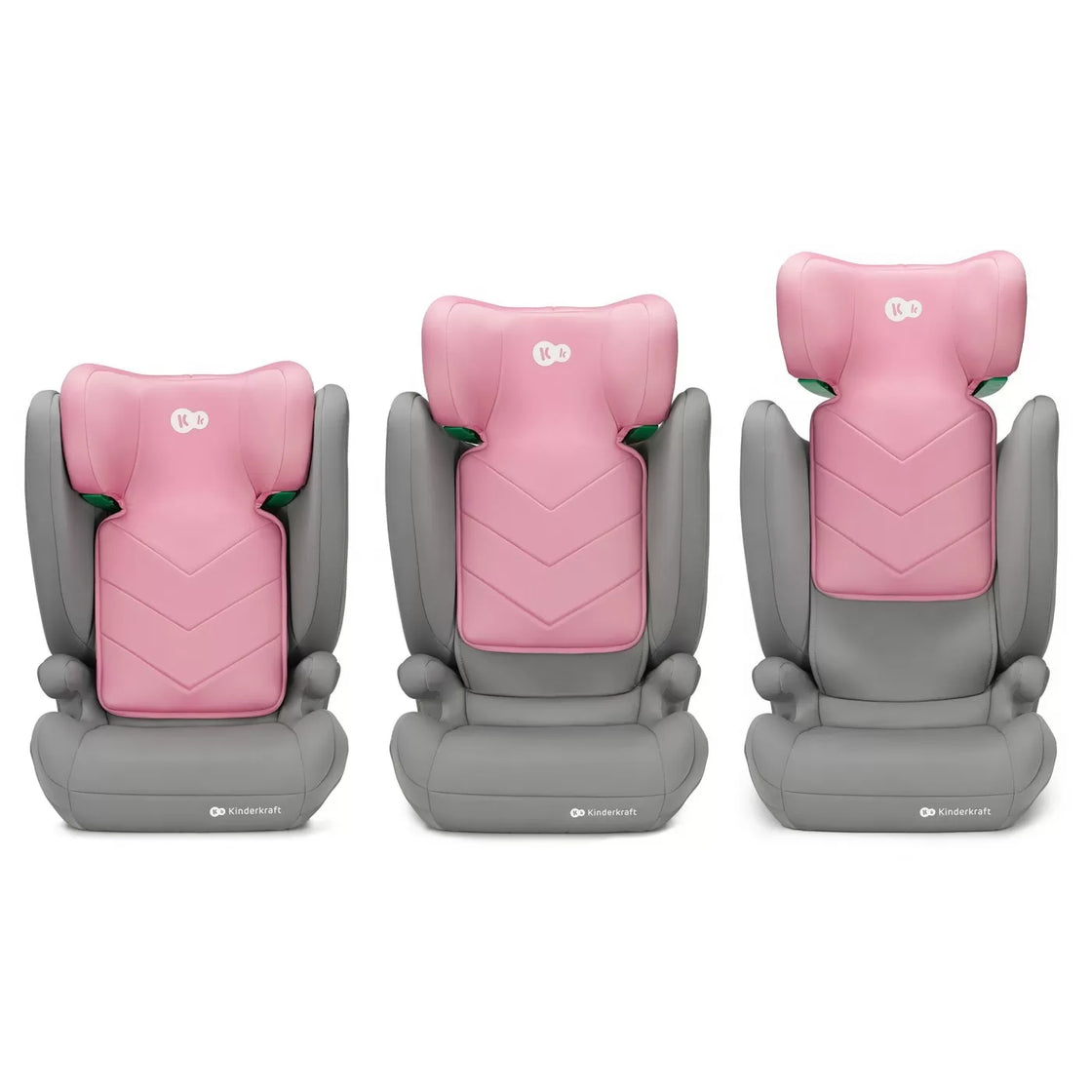 Scaun auto kinderkraft i-spark, i-size 100-150 cm, pink