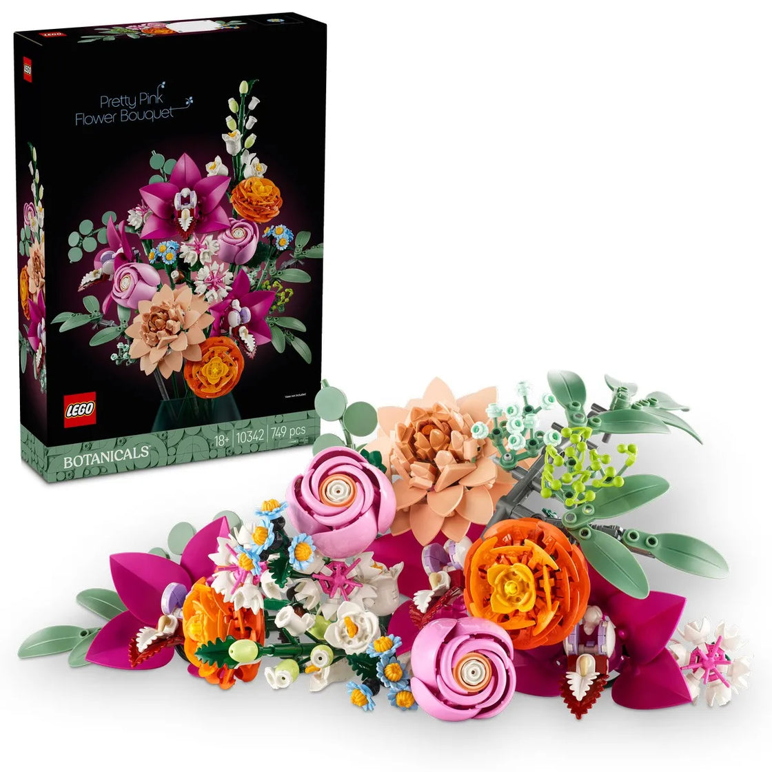 Lego botanicals buchet de flori roz 10342