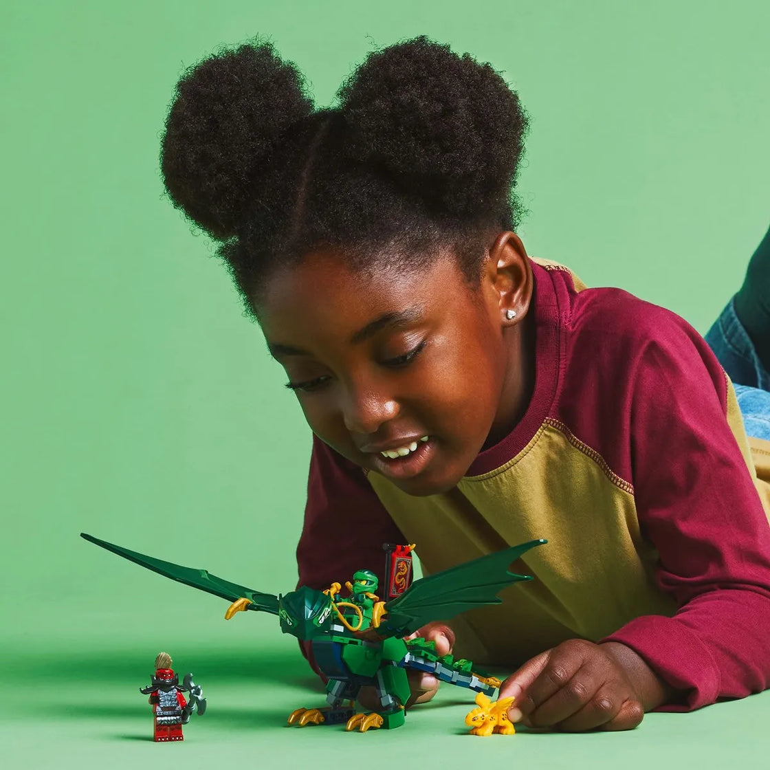 Lego ninjago dragonul de padure al lui lloyd 71829