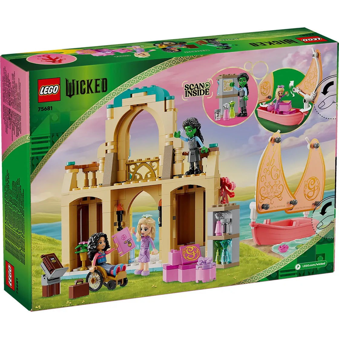 Lego wicked glinda elphaba si nessarose la universitatea shiz 75681