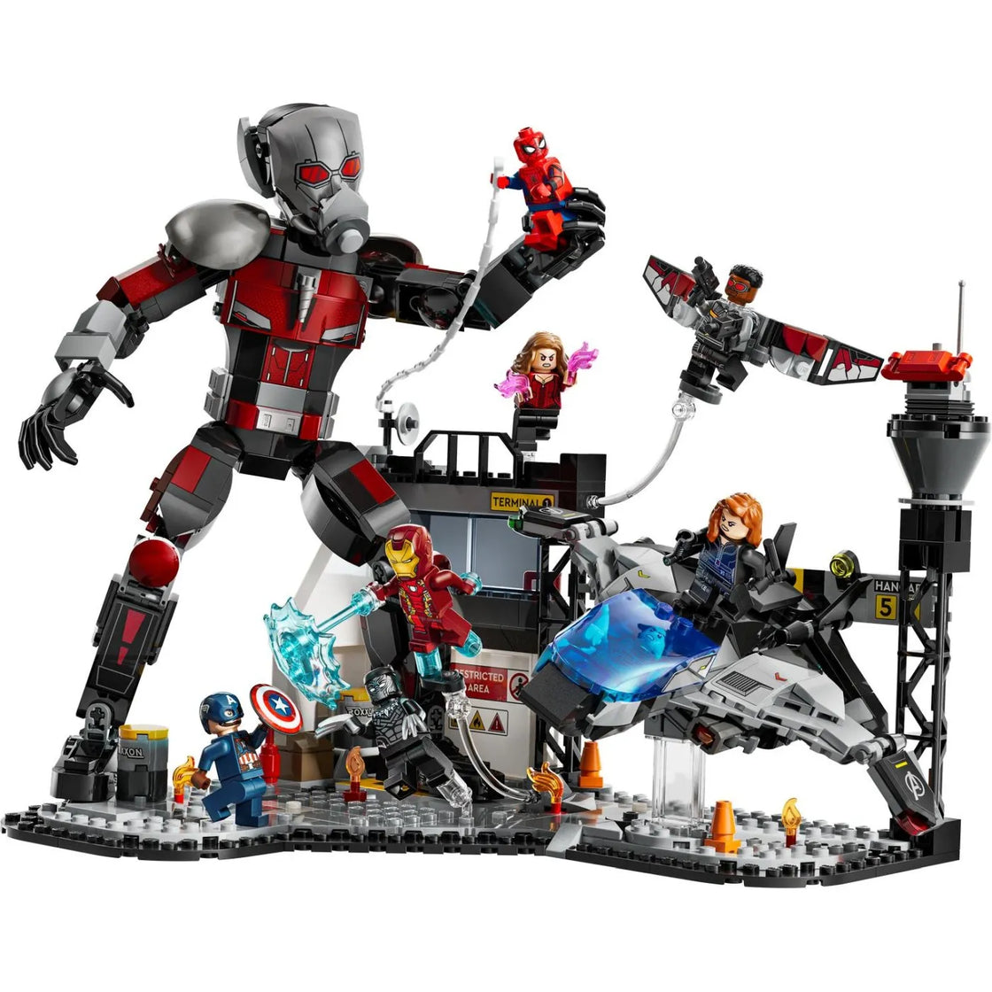 Lego super heroes batalia din captain america: civil war 76314
