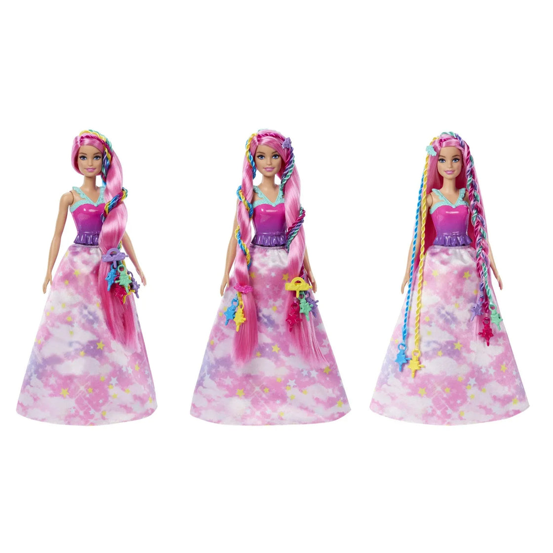 Barbie dreamtropia papusa cu aparat de coafat
