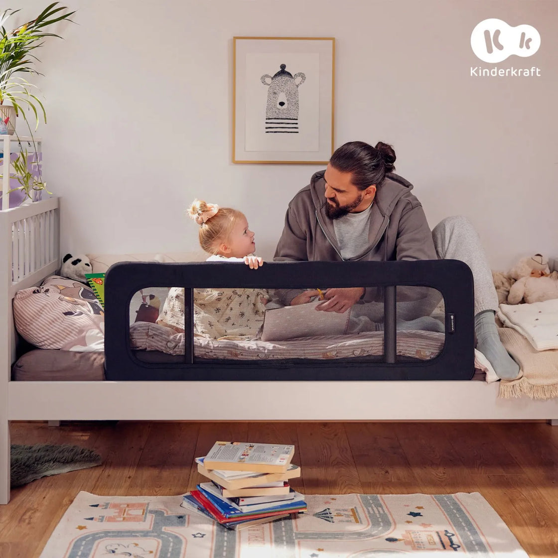 Bariera de pat kinderkraft guard and dream black