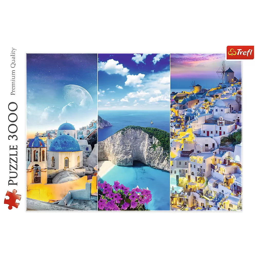 Puzzle trefl 3000 vacanta in grecia