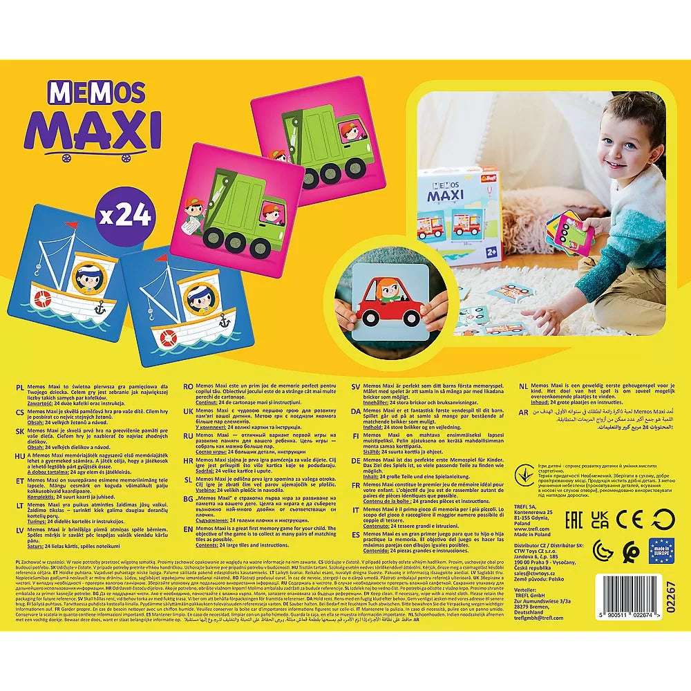 Joc memos maxi vehicule