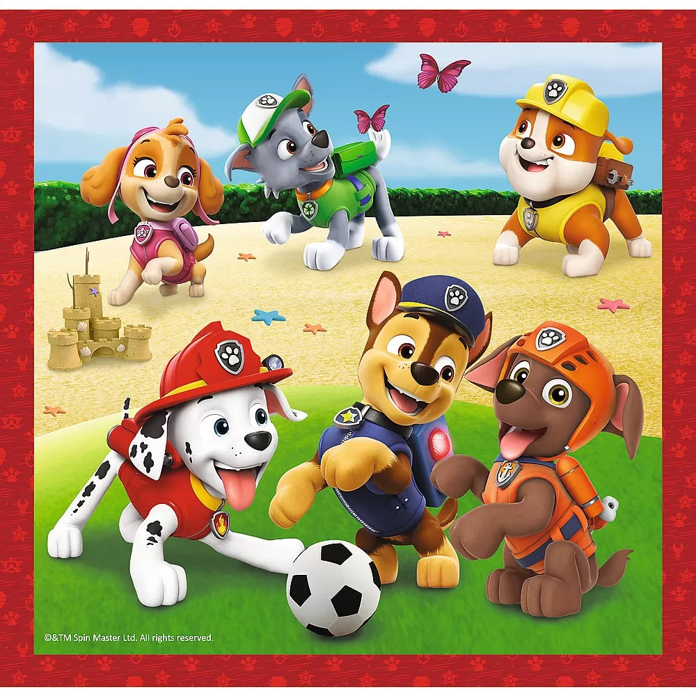 Puzzle trefl 3in1 patrula catelusilor catelusii fericiti