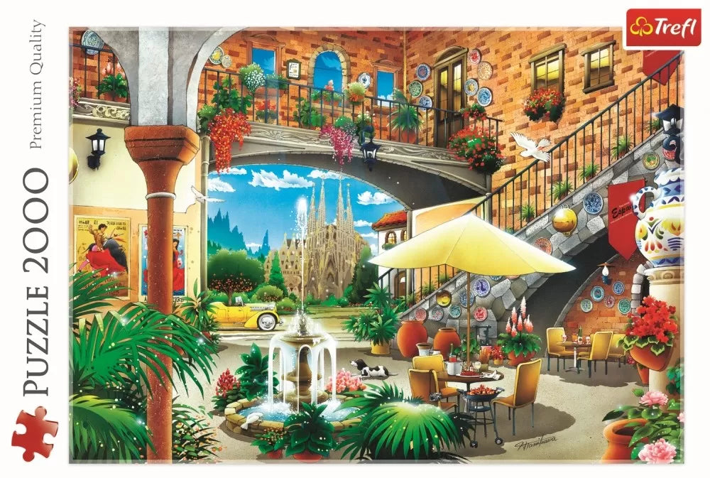 Puzzle trefl 2000 vedere din barcelona