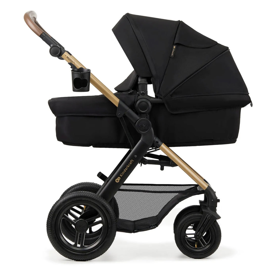 Carucior multifunctional kinderkraft moov 2 air 4in1 pure black