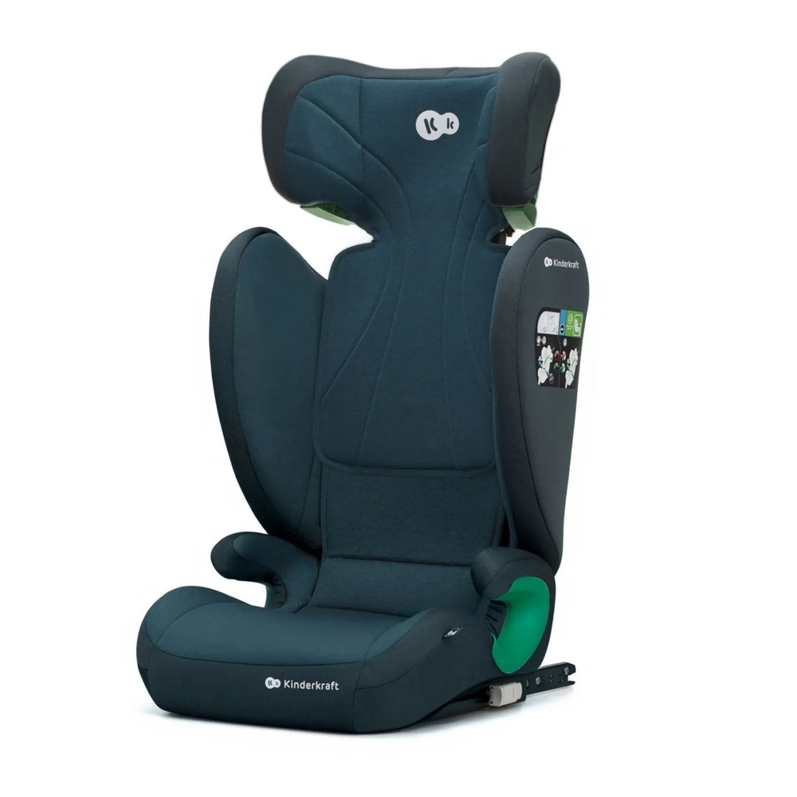 Scaun auto kinderkraft junior fix2, i-size 100-150 cm, harbor blue