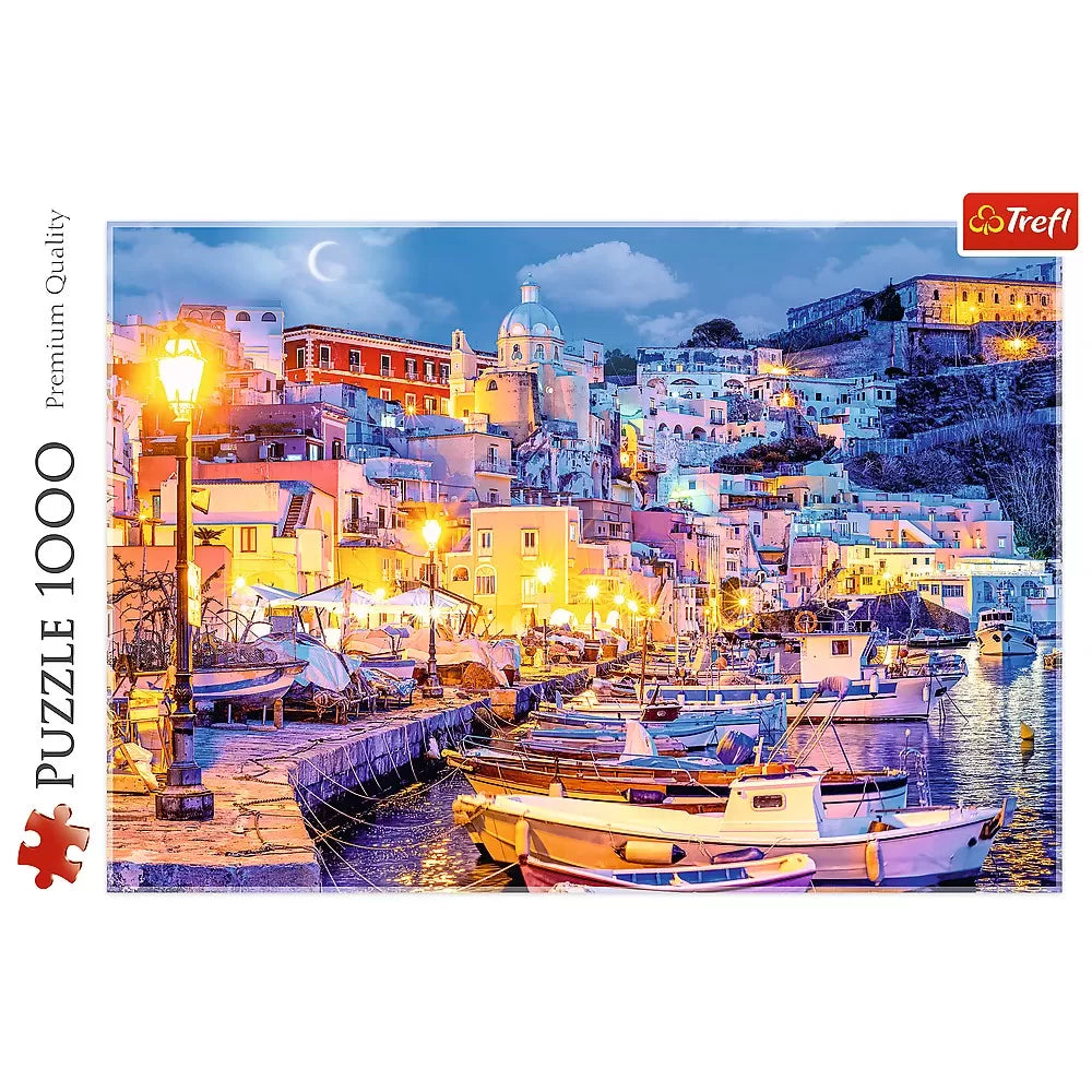 Puzzle trefl 1000 insula porcida pe timpul noptii