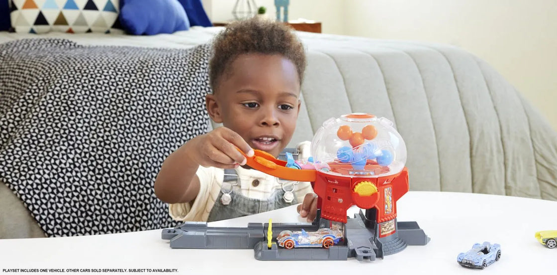 Hot wheels city magazin de bomboane
