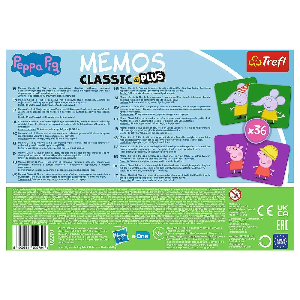 Joc memos classic plus peppa pig