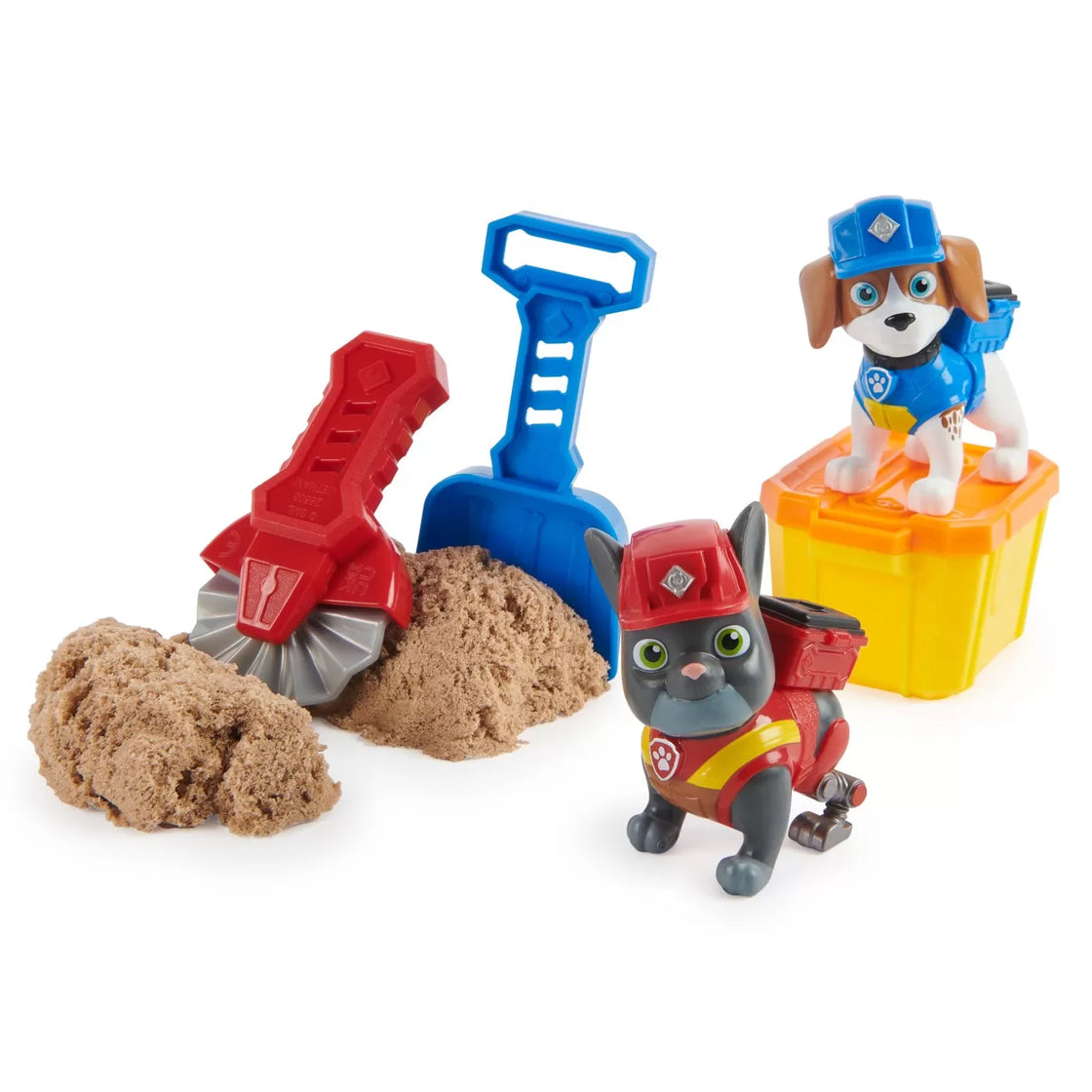 Patrula catelusilor echipa rubble set 2 figurine charger si wheeler