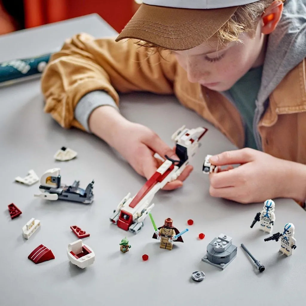 Lego star wars evadare pe motocicleta de viteza barc 75378