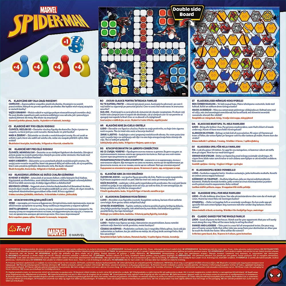 Joc spiderman 2in1 ludo si serpisori scari