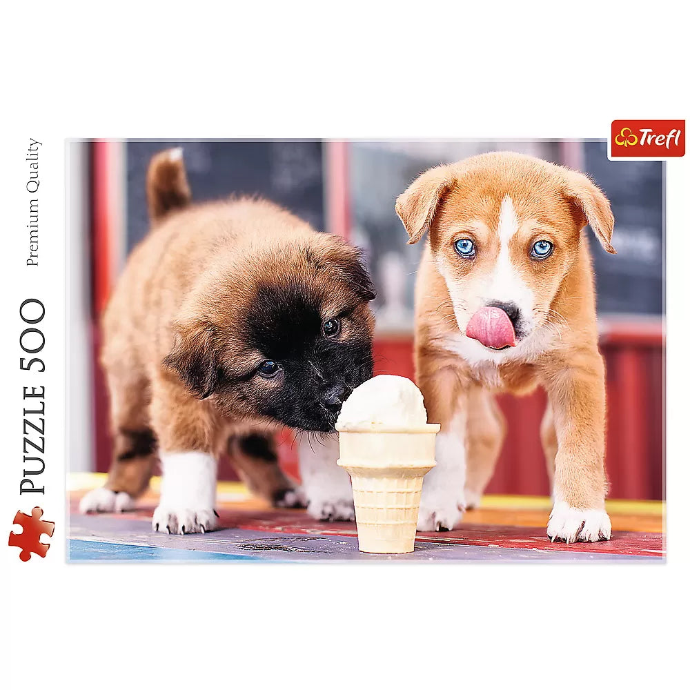 Puzzle trefl 500 este timpul pentru o inghetata