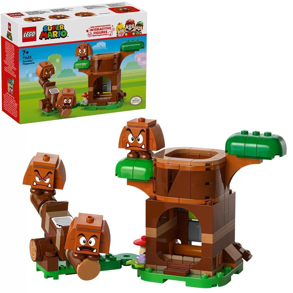 Lego super mario teren de joaca pentru goomba 71433