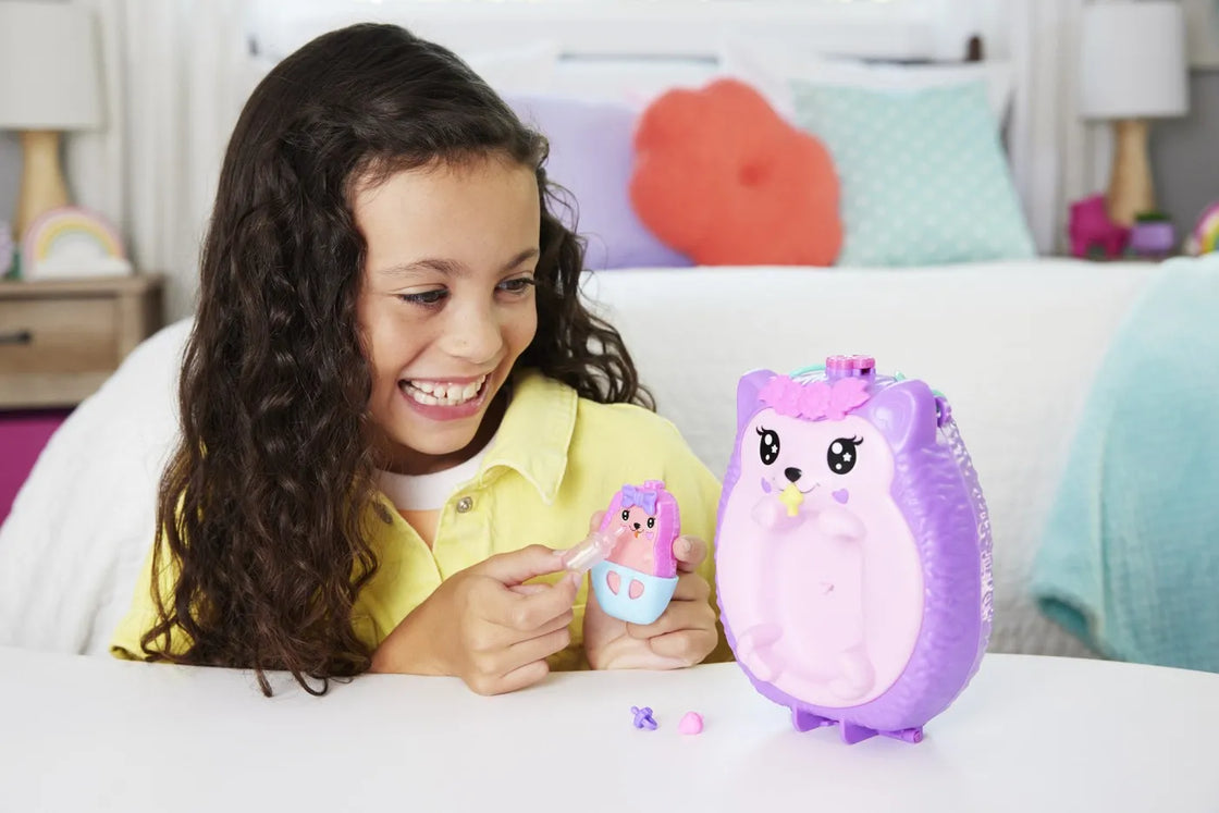 Polly pocket set gentuta ariciul mama si puiul
