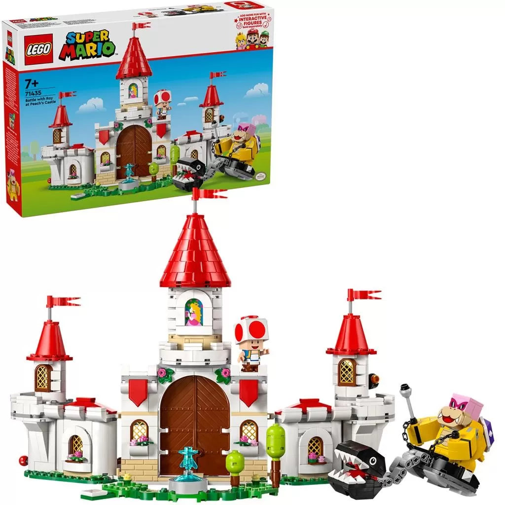Lego super mario batalia cu roy la castelul lui peach 71435