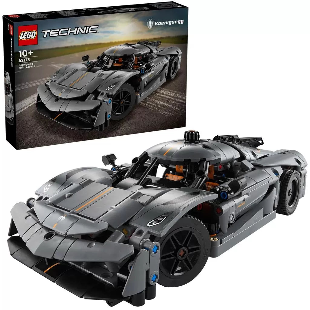 Lego technic hipermașina koenigsegg jesko absolut gri 42173