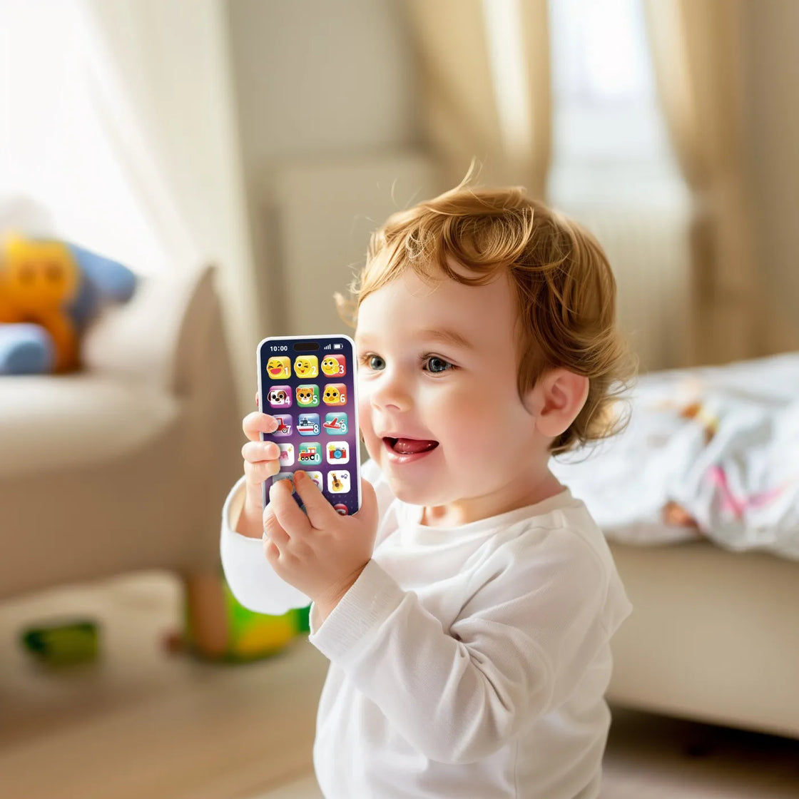 telefon mobil interactiv bebe inregistreaza si invata