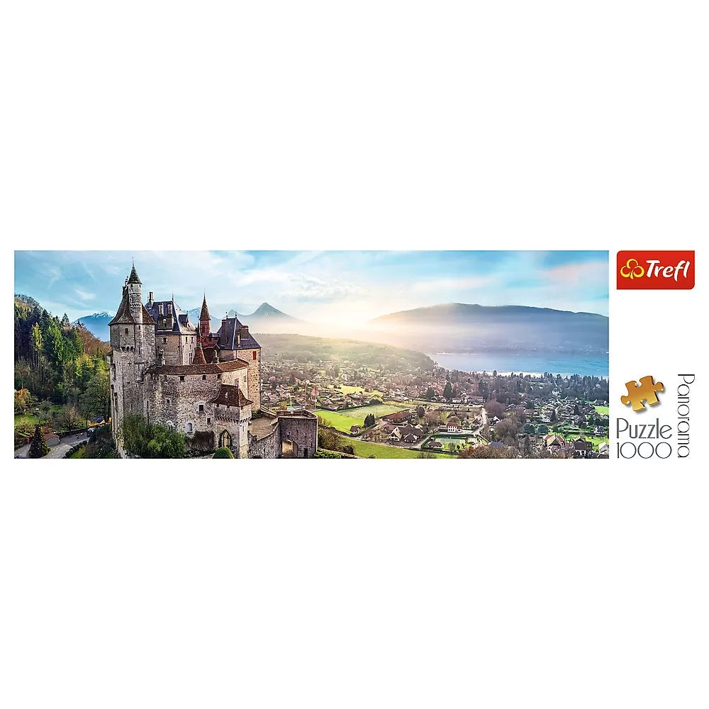 Puzzle trefl 1000 panorama castelul menthon