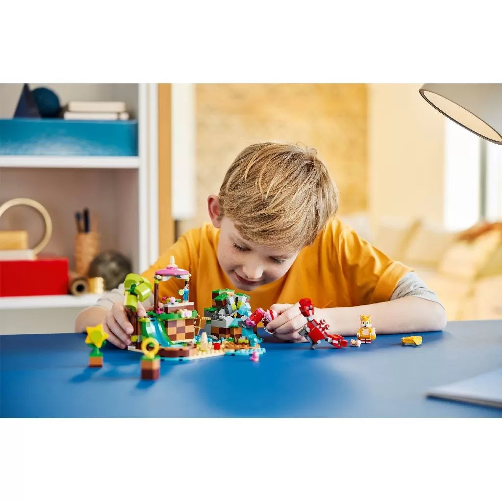 Lego sonic insula lui amy pentru salvarea animalelor 76992