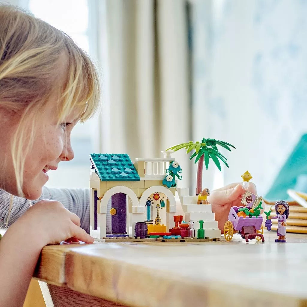 Lego disney princess wish asha in orasul rozelor 43223