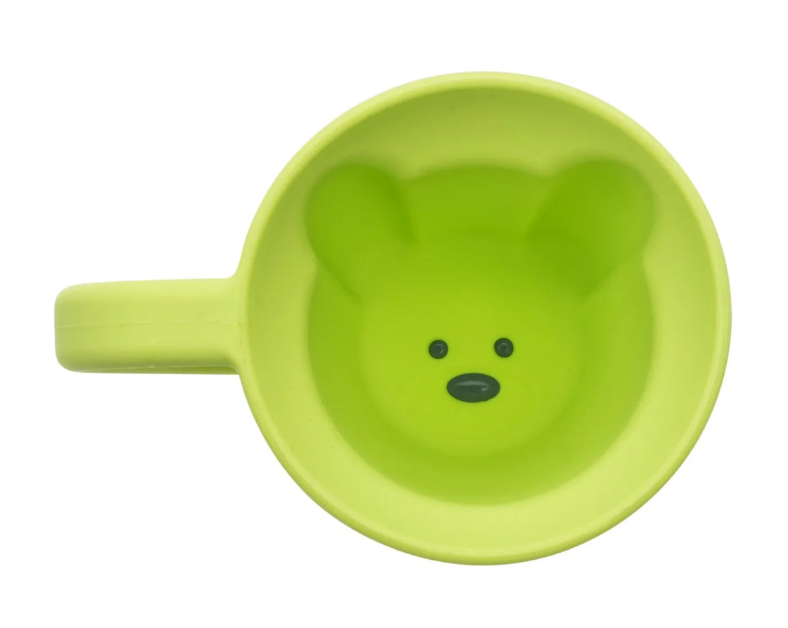 Set 2 cani copii design interior urs, melii, albastru&verde