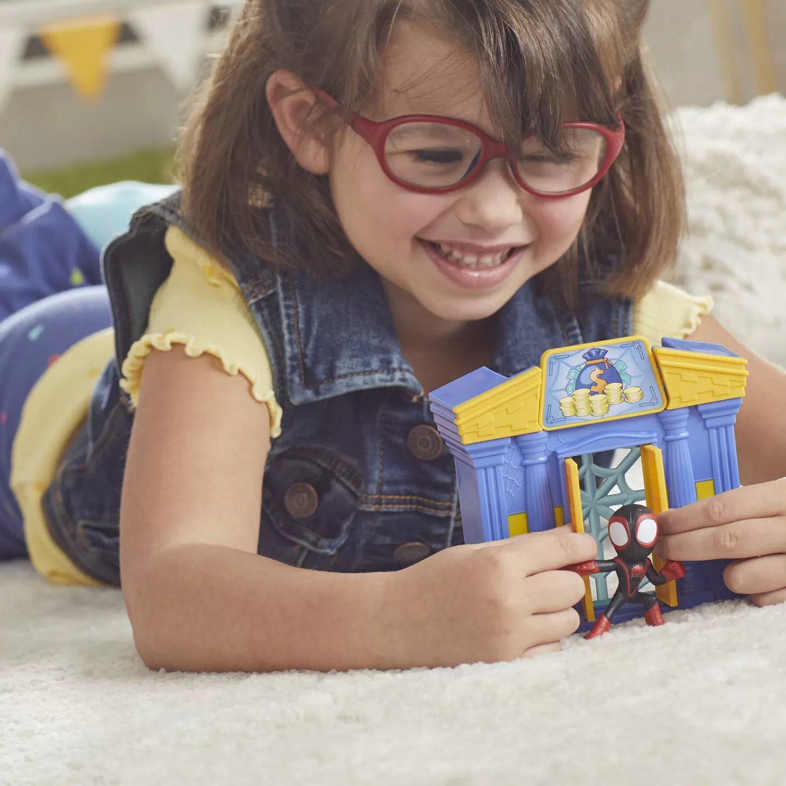 Spidey prietenii extraordinari city bloks set de constructie banca