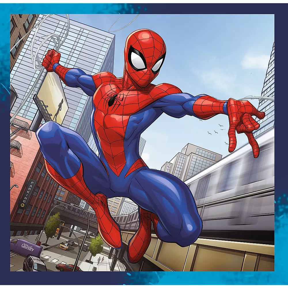 Puzzle trefl 3in1 disney marvel spiderman