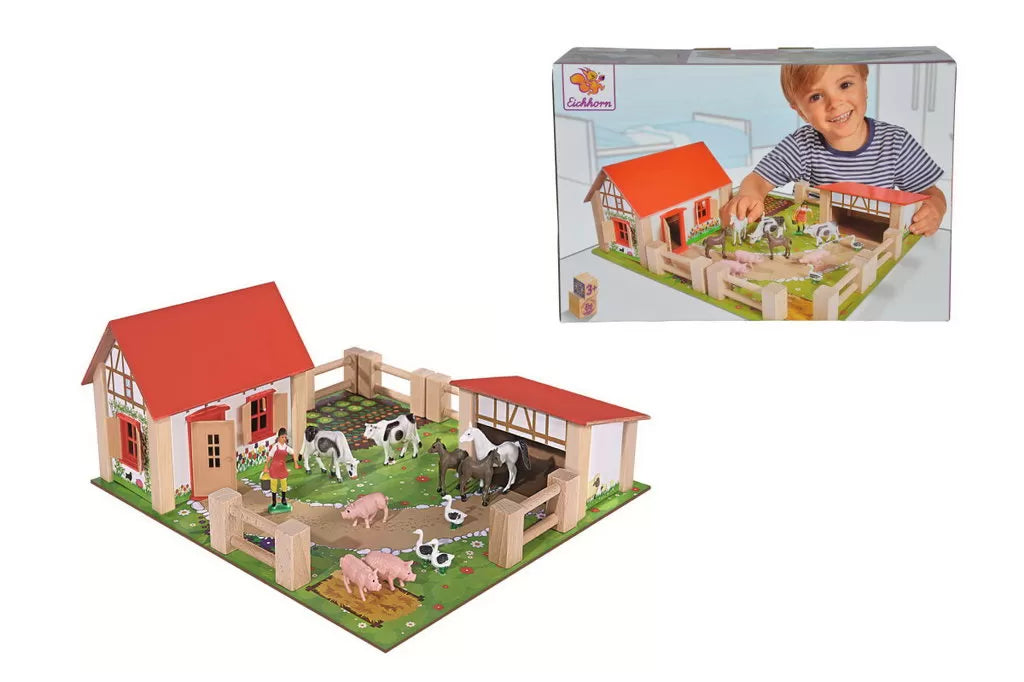 Ferma 38x35 cm cu 21 de accesorii