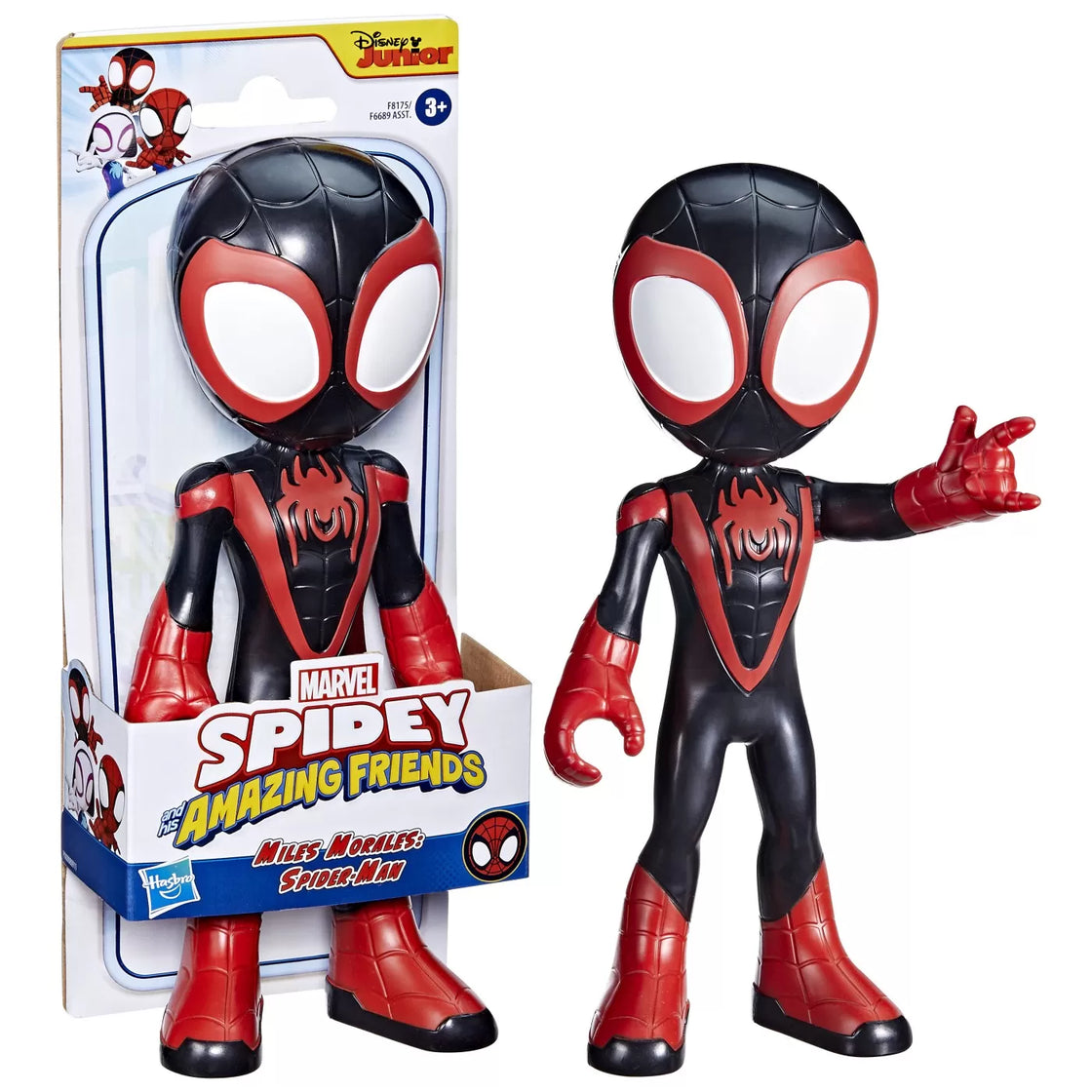 Spidey prietenii extraordinari figurina supradimensionata miles morales spider man 23cm