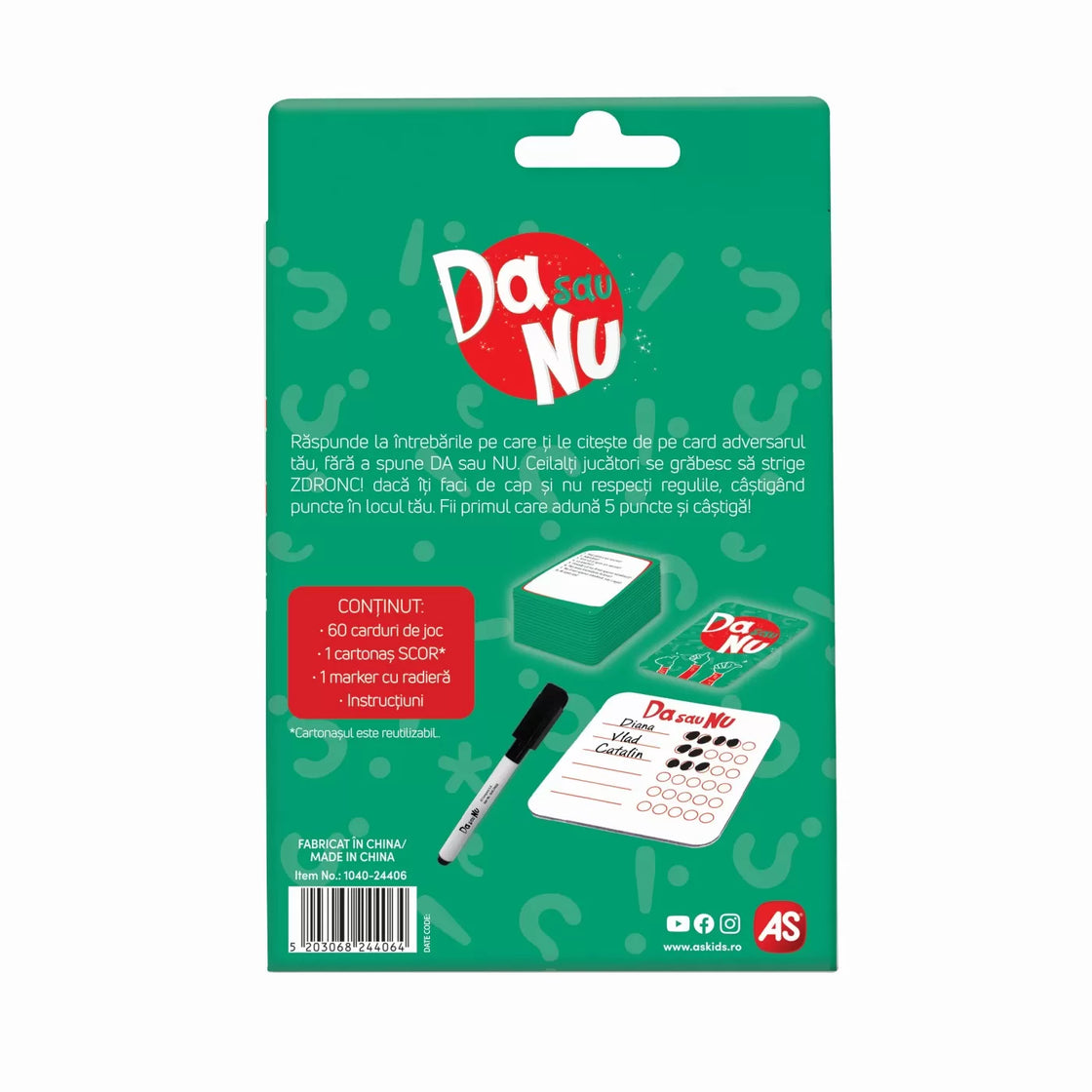 Joc de carti da sau nu