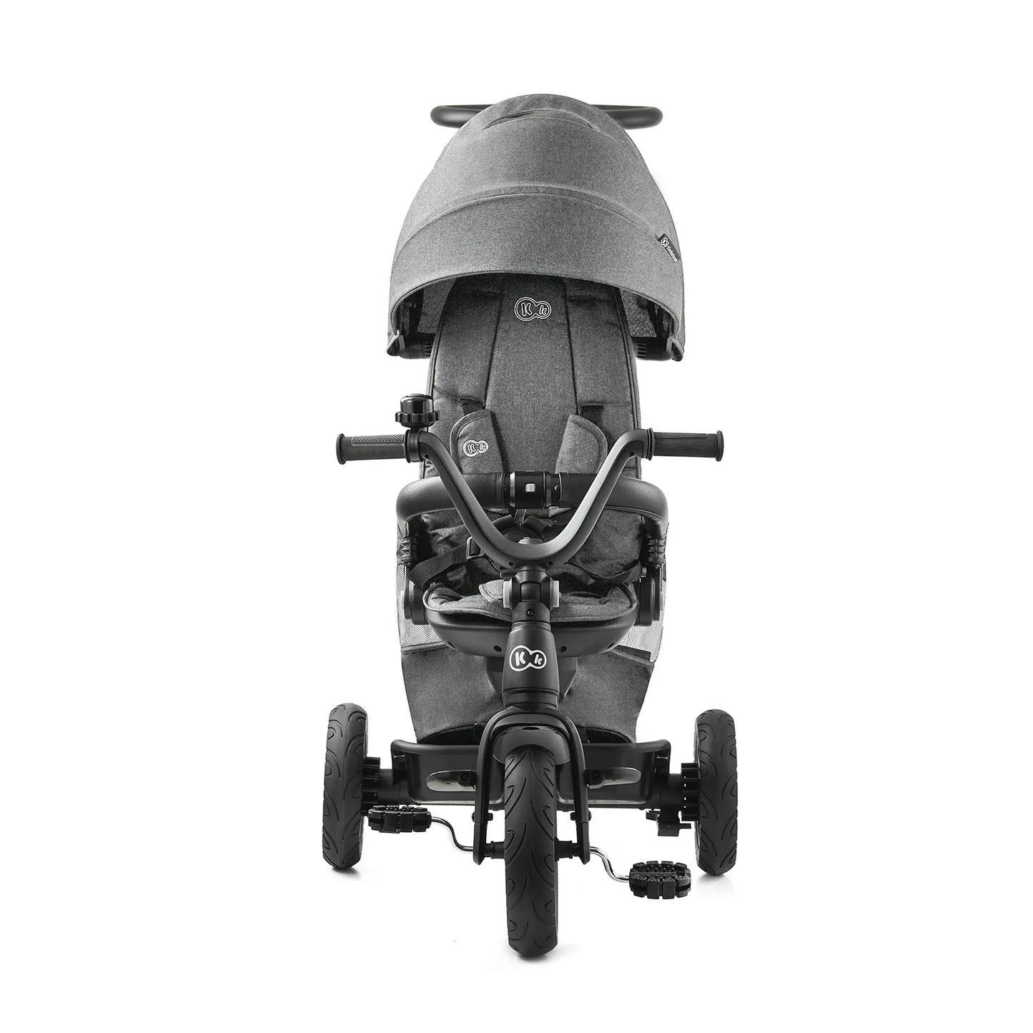 Tricicleta kinderkraft easytwist, platinum grey
