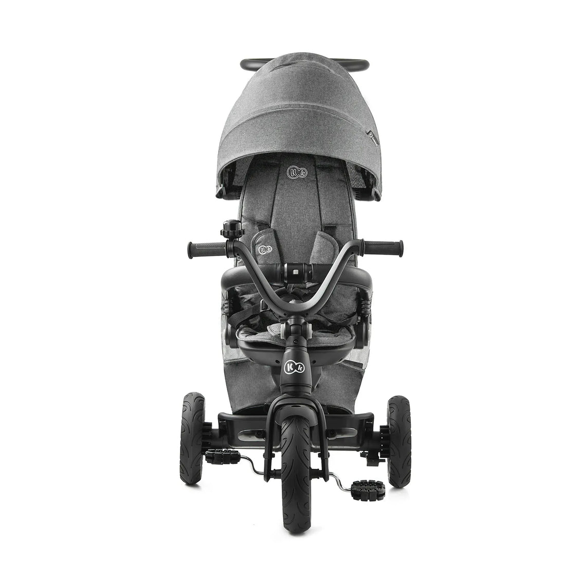 Tricicleta kinderkraft easytwist, platinum grey