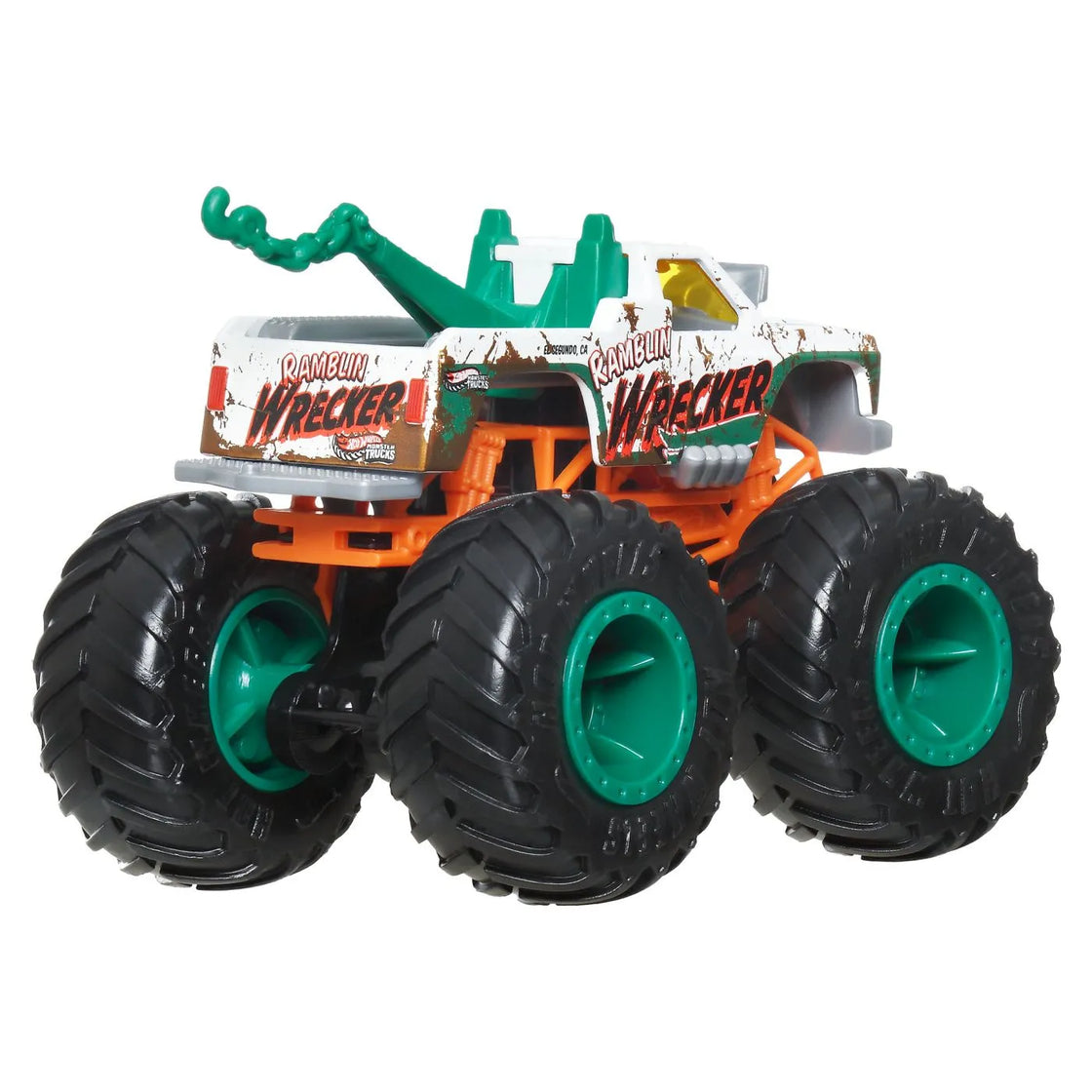 Hot wheels monster truck masinuta ramblin wrecker scara 1:64