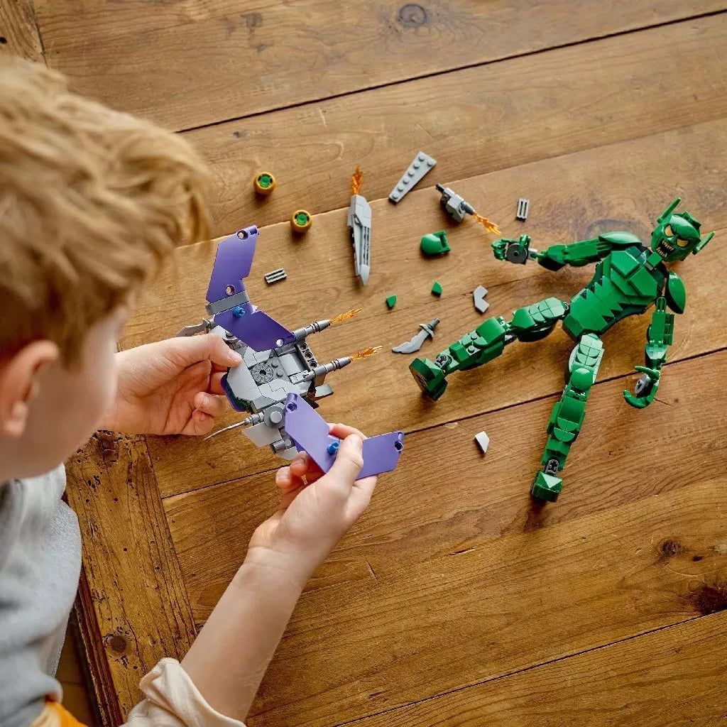 Lego marvel super heroes figurina de constructie green goblin 76284
