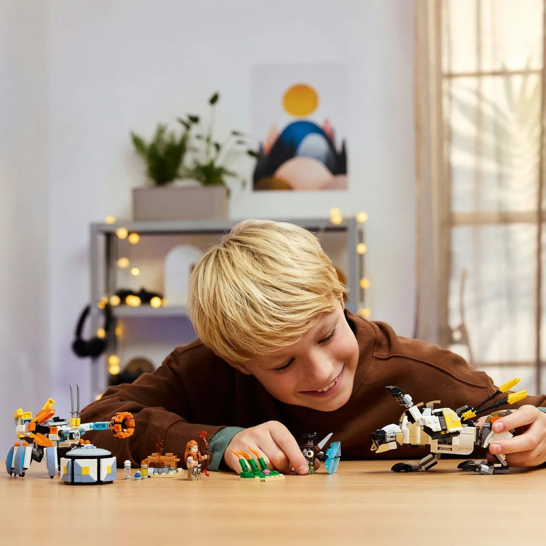 Lego horizon adventures aloy si varl vs shell walker si sawtooth 77037