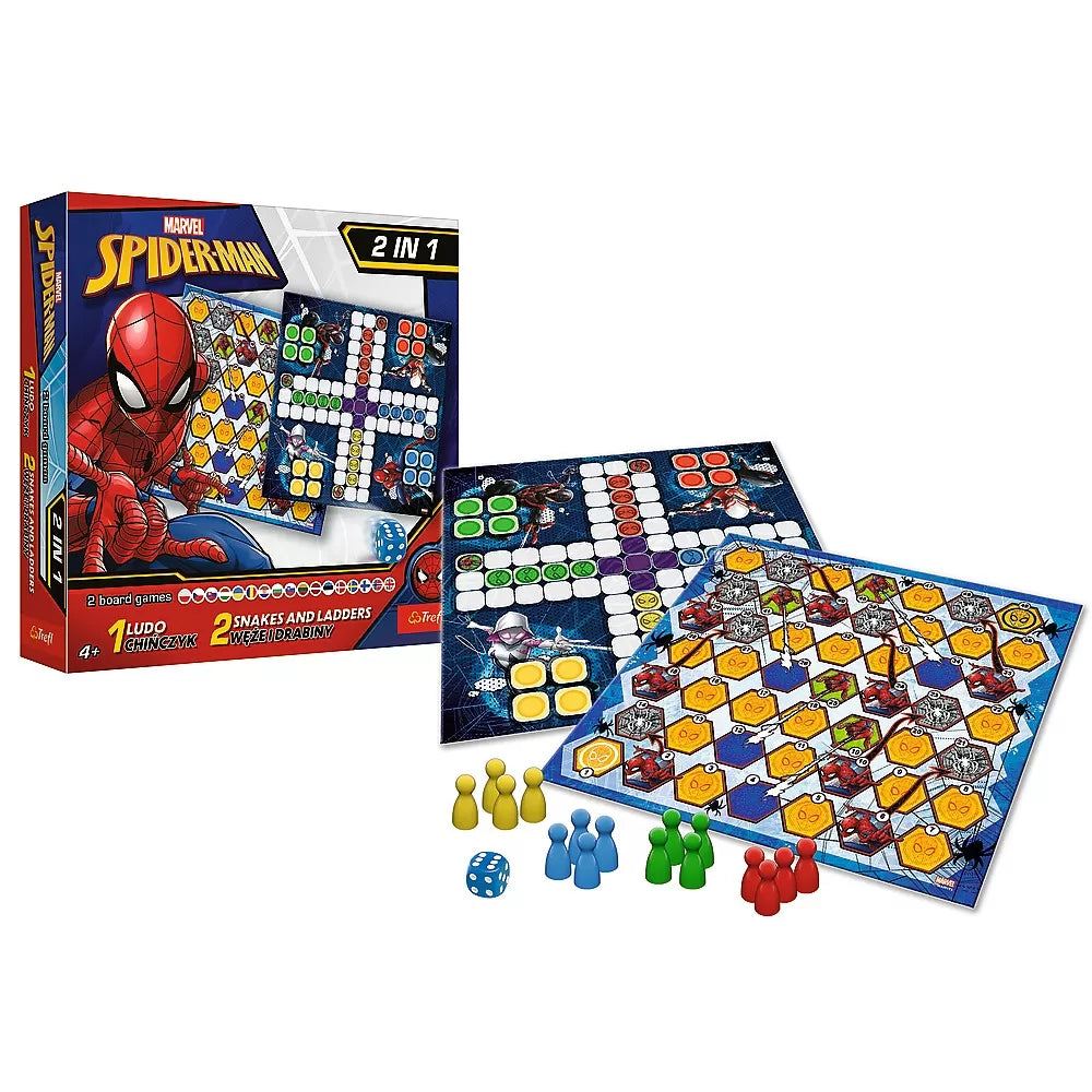 Joc spiderman 2in1 ludo si serpisori scari