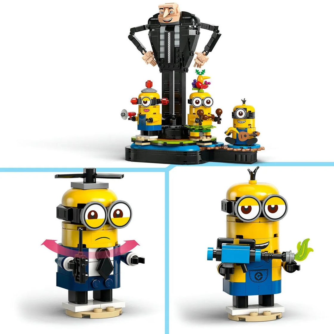 Lego despicable me4 gru si minionii din caramizi 75582