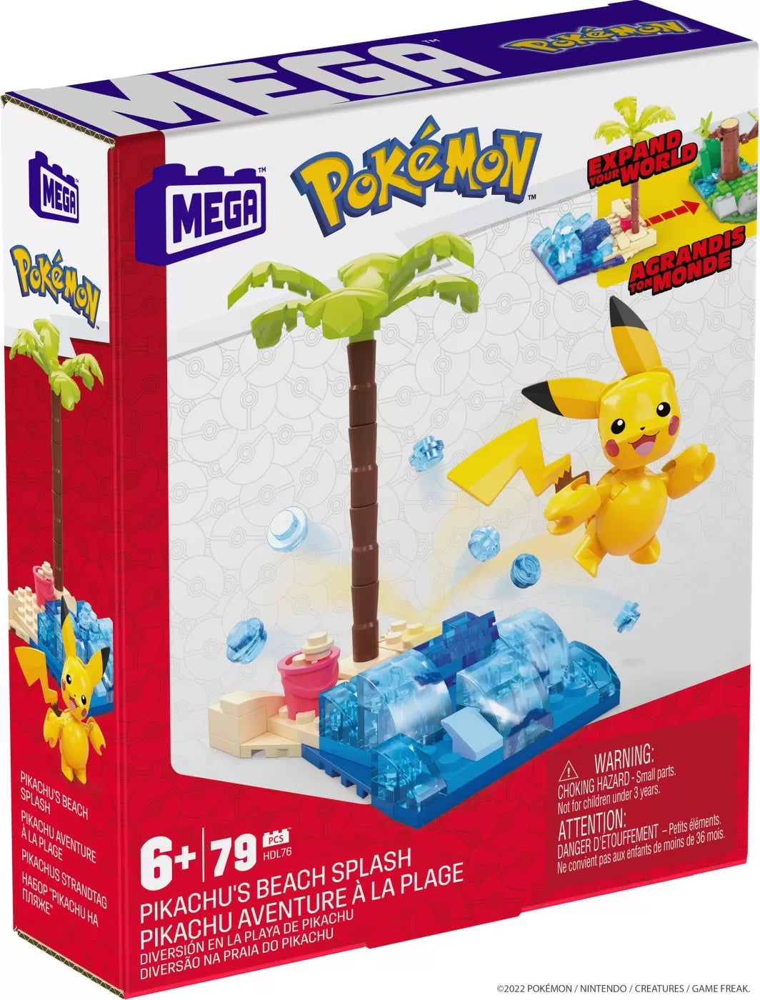 Pokemon mega set de constructie plaja lui pikachu