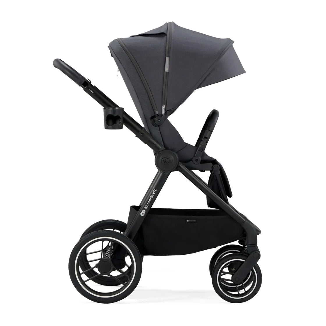 Carucior multifunctional 2in1 kinderkraft nea dark grey
