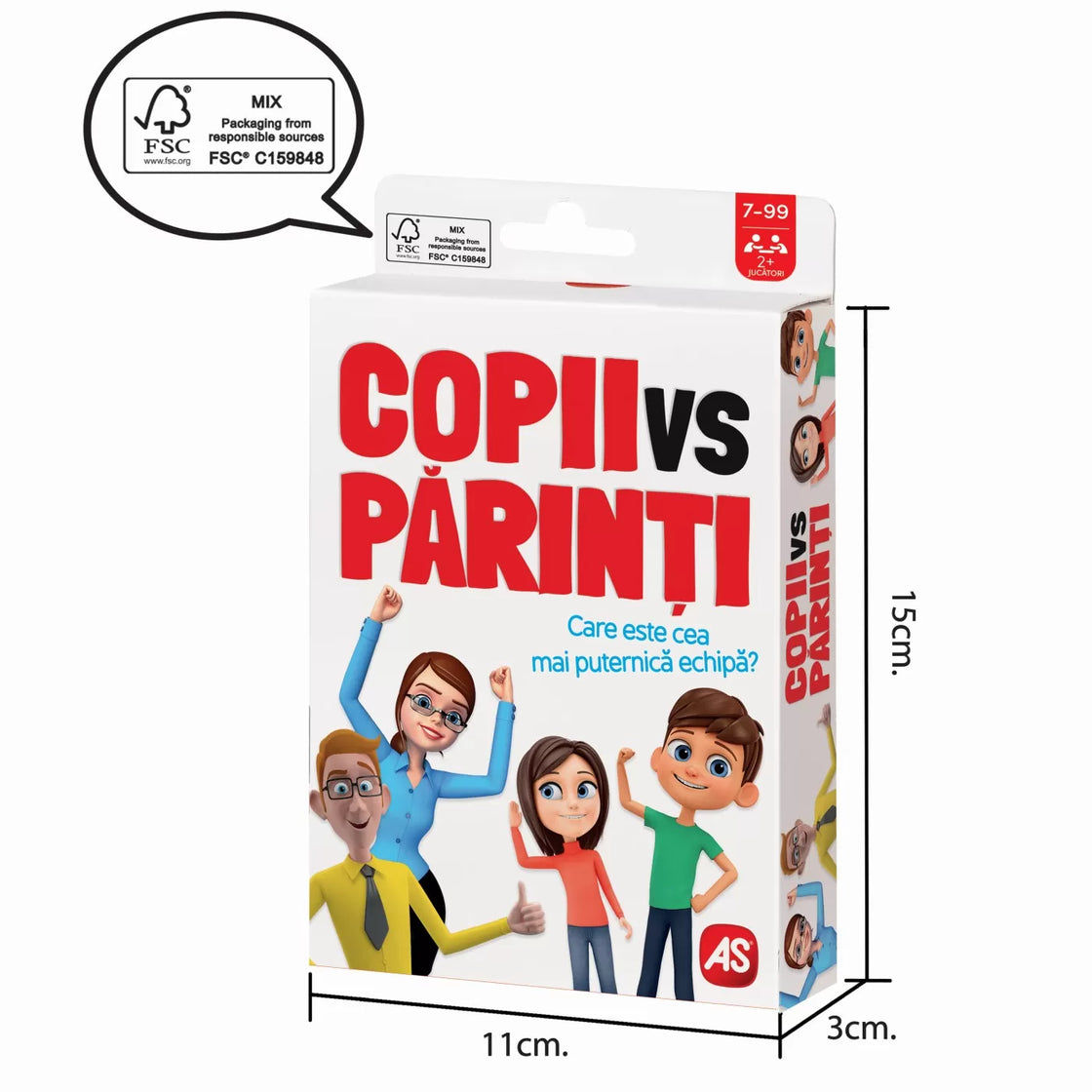 Joc de carti copii vs parinti