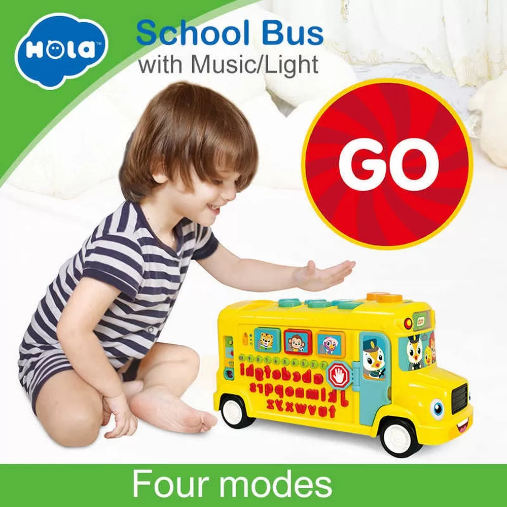 Autobuz scolar educativ cu sunete si lumini