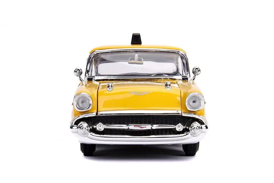 Yellow taxi chevy 1957 dead pool scara 1 la 24