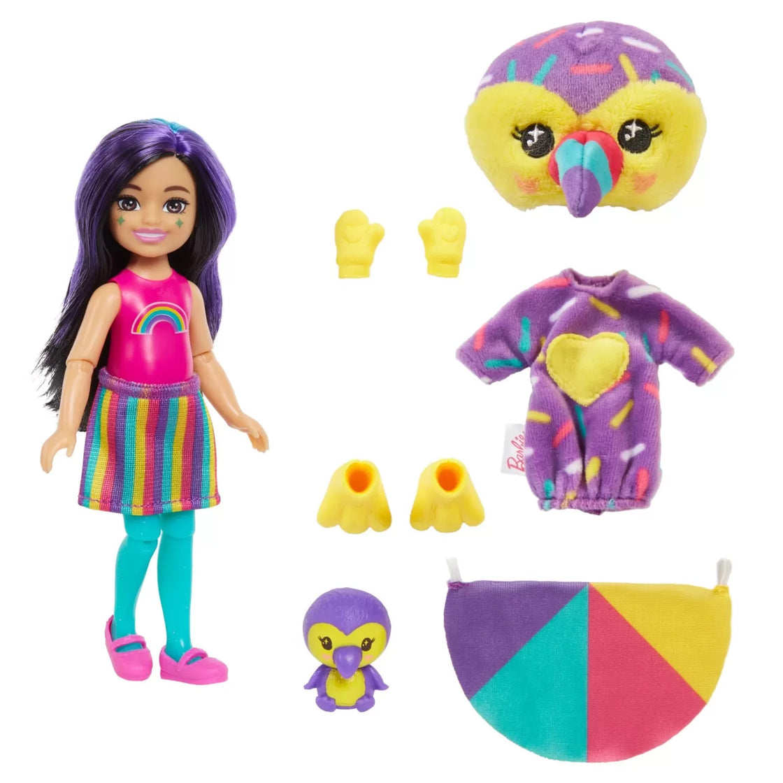 Barbie papusa chelsea cutie reveal tucan