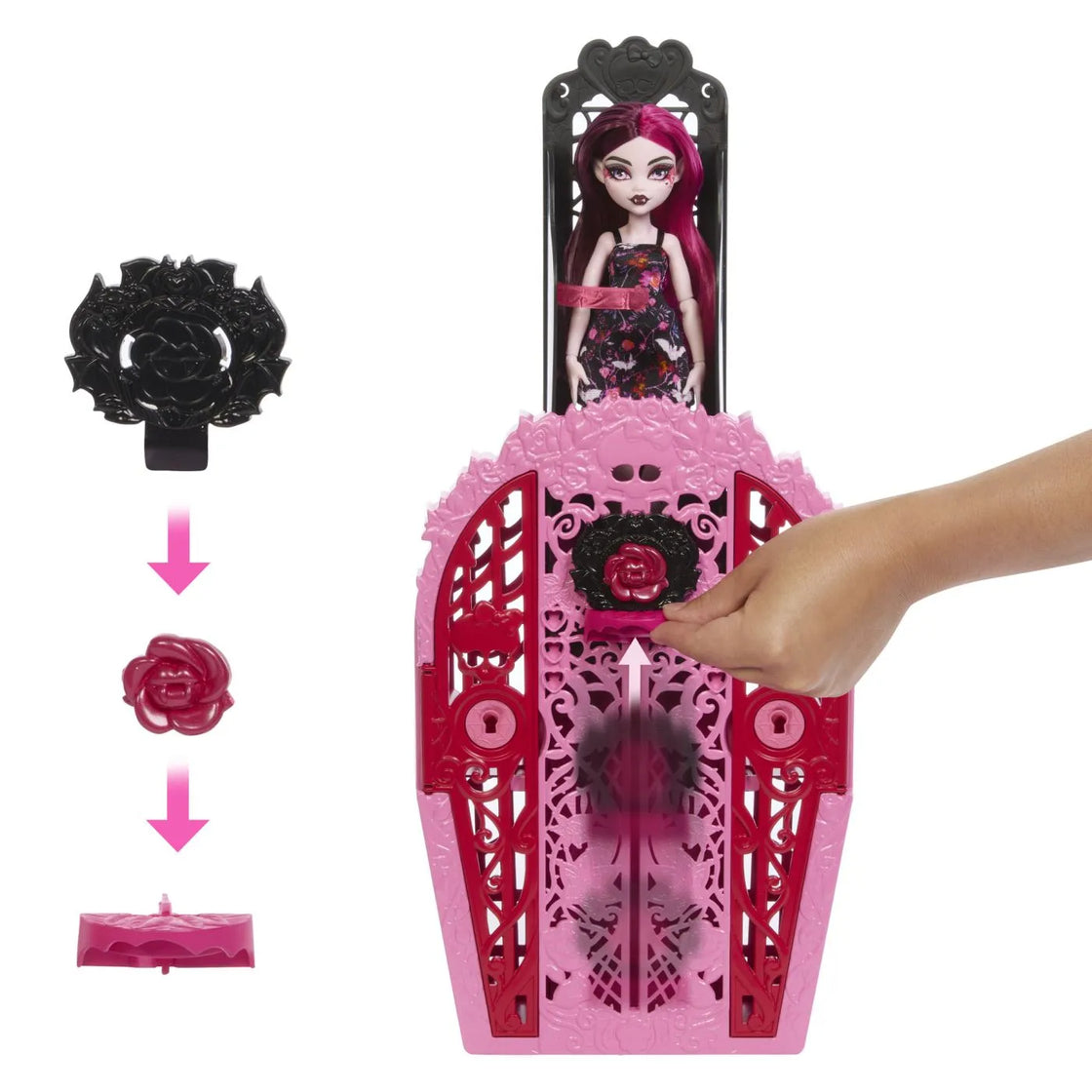 Monster high gradina de la miezul noptii papusa draculaura