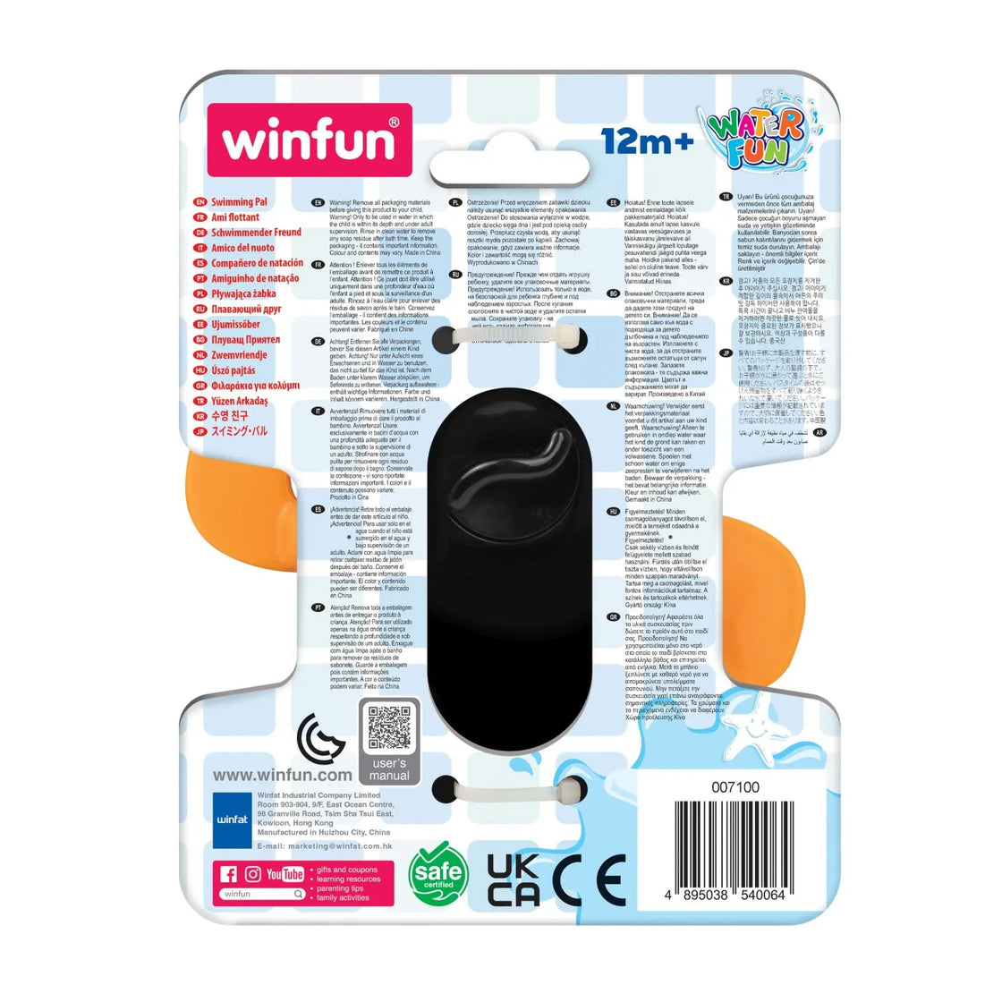 Winfun jucarie de baie pinguinul inotator